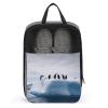 Shoe Bags for Travel Penguins on The Iceberg Shoe Pouch with Zipper Breathable Golf Shoe Bag for Men Women Outside Shoe Storage Organizer for Sport Business Trip Gym view 1