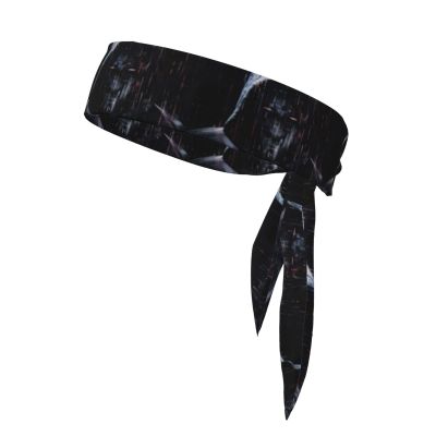 Hacker era Print Headband,Dry Head Sport Theme Hair Band,Elastic Sports Sweat Basketball Sweatband