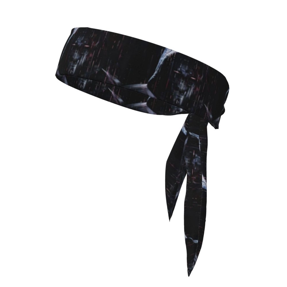 Hacker era Print Headband,Dry Head Sport Theme Hair Band,Elastic Sports Sweat Basketball Sweatband
