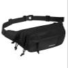 WATERFLY Fanny Pack Waist Packs: Large Crossbody Fanny Packs for Women Men with 5 Zipper Pockets Adjustable Strap Waist Bags Hip Pack for Traveling Cycling Running Hiking-Black view 1
