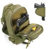 LarKoo Sling Backpak Tactical Chest Pistol Bag Shoulder Bags Crossbody Sling Backpack Holster Bag for Concealed Carry (Green) view 3