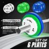 YES4ALL Fractional Weight Plates, 1.25LB Set of 2 Rubber Change Plates Weightlifting, 2-inch Micro Weights for Olympic Barbell view 4