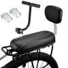 GEUGECY B- Rear Seat Cushion Armrest Footrest Set, Safety Kids B- Rear Seat with Cushion and Backrest, Armrest Handrail, Feet Pedals, Comfort Kids B-IKE Seat Rear Child Carrier for Kids view 1