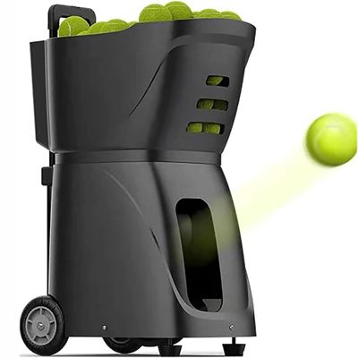 MAHWER Tennis Ball Machine, Electronic Ball Launcher, Automatic Tennis Ball Launcher Tennis Ball Tosser, Serving Frequency: 1.8s-8.8s, Can Hold Around 30 Balls