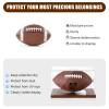 Football Display Case - Clear Acrylic Football Case Display Case with Removable Football Stand, Dust and UV Protection Acrylic Display Box for Signed Football Sports Collectibles Memorabilia Display view 2