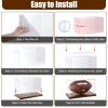 Football Display Case - Clear Acrylic Football Case Display Case with Removable Football Stand, Dust and UV Protection Acrylic Display Box for Signed Football Sports Collectibles Memorabilia Display view 4