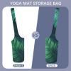 NWTRJ Tropical Palm Leaves Yoga Mat Bag Long Tote Yoga Bag with Large Side Pocket Yoga Mat Carrier Fit Most Size Mats view 3
