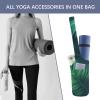 NWTRJ Tropical Palm Leaves Yoga Mat Bag Long Tote Yoga Bag with Large Side Pocket Yoga Mat Carrier Fit Most Size Mats view 4