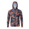 Men's UPF 50+ Light Jacket Sun Protection Hooded SPF UV Jacket Outdoor Hiking Fishing Camo Shirt Long Sleeve Full Zip view 1