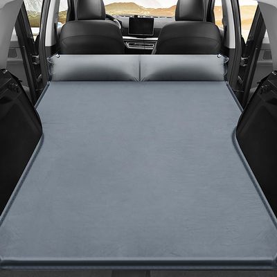 YCLNFC Car Inflatable Mattress for Tesla Model 3/Model S/Model X/Model Y 2013-2025 Back Seat Air Mattress Thickened Air Bed Cushion Rear Trunk Sleeping Mattress Camping Travel,Grey01