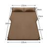 YCLNFC Car Inflatable Mattress for Tesla Model 3/Model S/Model X/Model Y 2013-2025 Back Seat Air Mattress Thickened Air Bed Cushion Rear Trunk Sleeping Mattress Camping Travel,Grey01 view 3