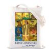 ENSIANTH Princess Frog Inspired Tote Bag In My Bayou Adventure Era Handbag Princess Tianas Lover Gift Kingdom Gift (Bayou bag) view 1