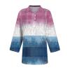 ZYXTIM Women's Polo Shirts Long Sleeve Golf Shirt Quick Dry Sun Protection Performance Sport Tops Stripe Floral Print Blouse view 4