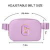 Gitus Gifts for 8 9 10 11 12 Year Old Girls Belt Bag Fanny Pack Crossbody Bags with Initial Letter Patch Cute Stuff Birthday Gifts for Teen Girls Women Personalized Trend Stuff (Lavender-G) view 3
