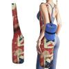 NWTRJ Vintage Union Jack British Flag Yoga Mat Bag Long Tote Yoga Bag with Large Side Pocket Yoga Mat Carrier Fit Most Size Mats view 1