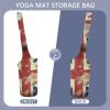 NWTRJ Vintage Union Jack British Flag Yoga Mat Bag Long Tote Yoga Bag with Large Side Pocket Yoga Mat Carrier Fit Most Size Mats view 3