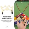 HANABASS Billiards Cue Bridge Head Lightweight Pool Cue Stick Holder for Snooker Games and Compact Design Convenient Accessory for Billiard Enthusiasts view 2