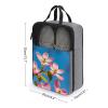 Shoe Bags for Travel Spring Dogwood Blossoms Shoe Pouch with Zipper Breathable Golf Shoe Bag for Men Women Outside Shoe Storage Organizer for Sport Business Trip Gym view 2