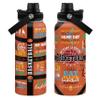 SANDJEST Basketball Water Bottle 32oz, Stainless Steel Insulated Sports Bottle with Lid, Basketball Gifts for Men Players Lovers Fan view 1