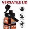 SANDJEST Basketball Water Bottle 32oz, Stainless Steel Insulated Sports Bottle with Lid, Basketball Gifts for Men Players Lovers Fan view 4