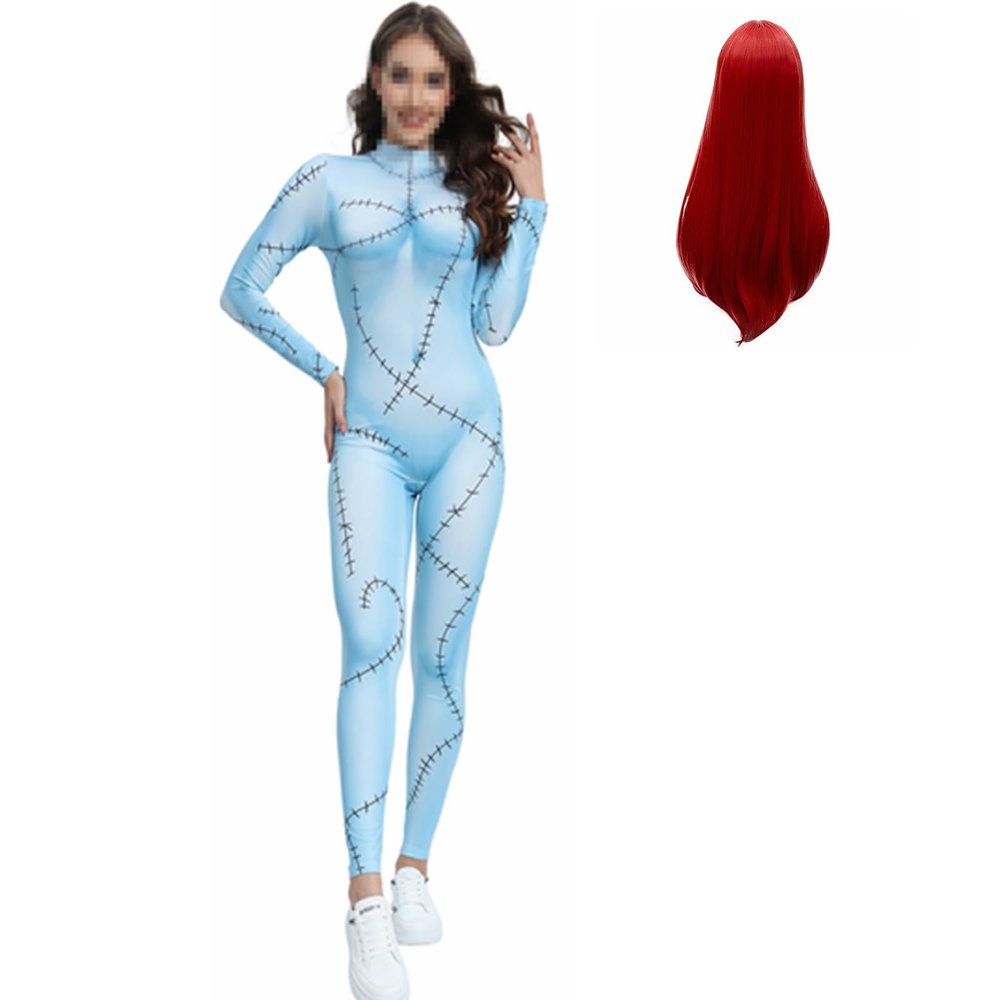 Qurtalun Bodysuit Costume Women Grils Christmas Halloween Cosplay Costume (XXL)