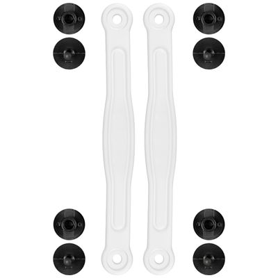 SOPROM Replacement Rivets with Heel Straps for Croc Classic Clogs Men Women and Kids Shoes(Color:White,Size:M2)