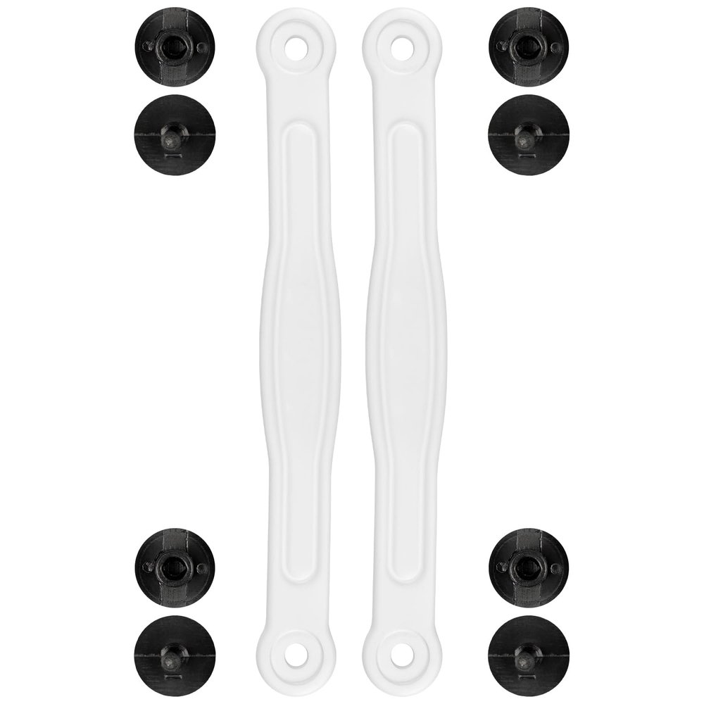 SOPROM Replacement Rivets with Heel Straps for Croc Classic Clogs Men Women and Kids Shoes(Color:White,Size:M2)