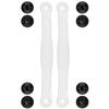 SOPROM Replacement Rivets with Heel Straps for Croc Classic Clogs Men Women and Kids Shoes(Color:White,Size:M2) view 1