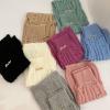 BLULILY Girl Lolitas Leg Warmers Destroyed Knitted Flared Leg Sleeve Goth Baggy Cuffs Ankle Heap Socks JK Uniform Foot Cover view 3