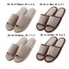 CYlovinho 4 Pairs Spa Slippers with Different Sizes, Non Slip Disposable Slippers for Guest, Washable Reusable,Open Toe House Shoes Slide Slipper Women Men, Indoor, Bedroom, Hotel, Bride Slippers view 3