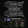 SKIOVEMI NV8300 Night Vision Goggles Head-Mounted, 3D 4K Thermal Goggles Military Tactical Night Binoculars with Night Vision/Digital Night Vision with 32GB Card to Save Photos/Videos view 3