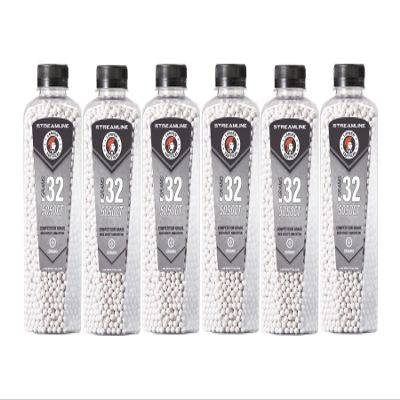 Lancer Tactical Polished 0.30g/0.32g Airsoft BBS Bulk Six Bottles-Made in Taiwan, 5050 Count Each, 30,300 Rounds Total (0.32g)