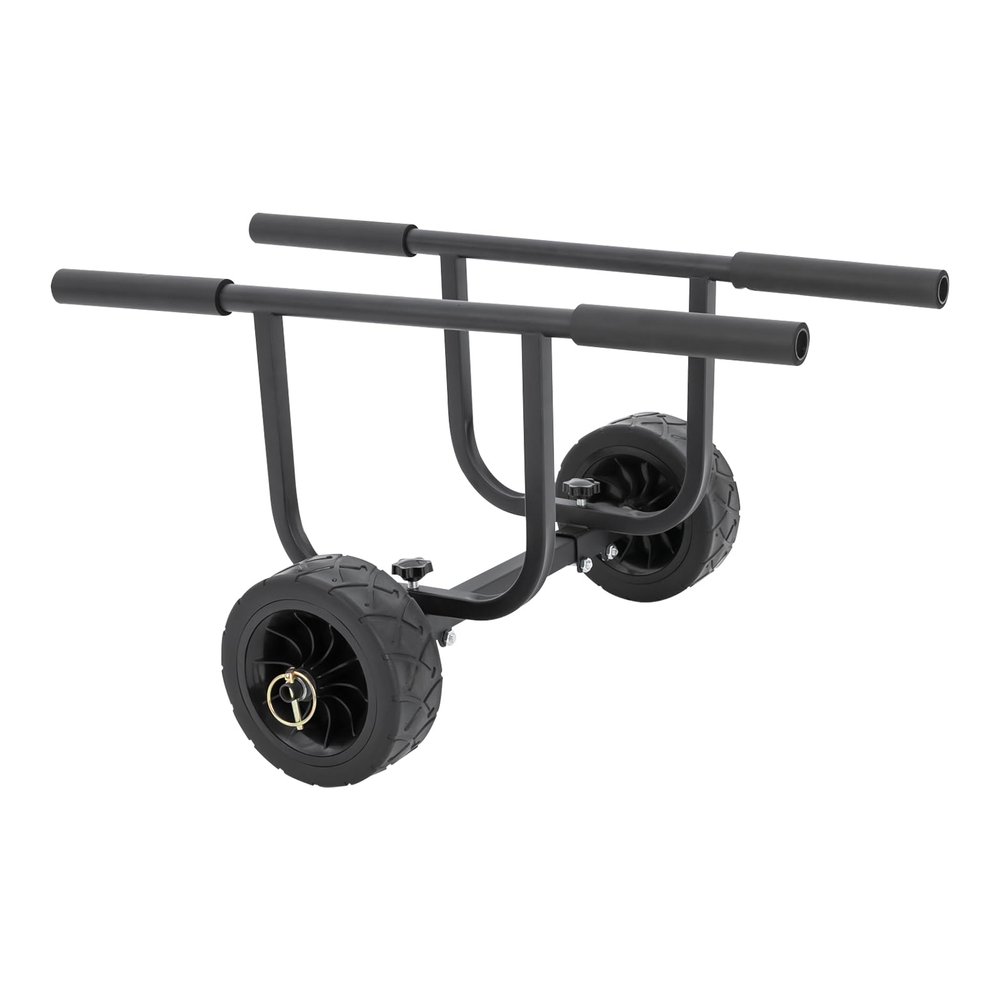 Kayak Cart Kayak Trailer, Dolly Kayak Wheels Detachable Canoe Cart with Solid Tires and Kickstand Kayak Trolley