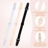 12Pcs Bra Strap Holders for Slipping Elastic Bra Strap Clips Adjustable Keep Bras Straps In Place Accessories Black White Beige view 4