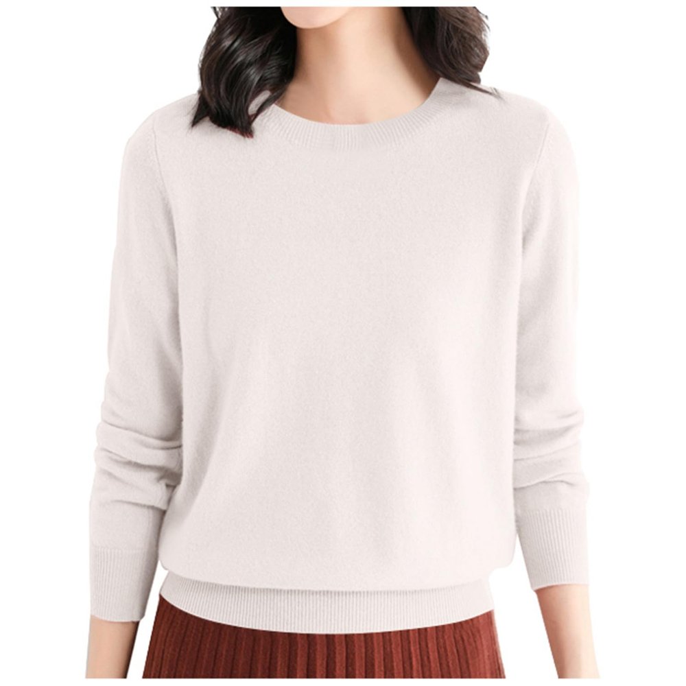 Merino Wool T Shirts for Women Women's 100% Merino Wool Base Layer Shirt Tops Crewneck Long Sleeve Travel Hiking Tee T Shirt Pullover Sweater