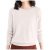 Merino Wool T Shirts for Women Women's 100% Merino Wool Base Layer Shirt Tops Crewneck Long Sleeve Travel Hiking Tee T Shirt Pullover Sweater view 1