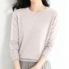Merino Wool T Shirts for Women Women's 100% Merino Wool Base Layer Shirt Tops Crewneck Long Sleeve Travel Hiking Tee T Shirt Pullover Sweater view 2