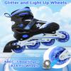 Kids Inline Skates for Boys and Girls Ages 6-12, Adjustable Beginner Skates with Light Up Wheels for Kids Youths Teen view 4