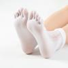 BLULILY Fashion Women Girls Five Finger Sock Sweet Style Hollow Pattern Short Sock Antiskid Finger Toe Socks New 5 Color view 4