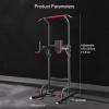 LYUCAYHQ Power Tower Pull Up Station, Multi-Function Adjustable Height Assisted Pull Up Machine Strength Training Equipment for Home Gym Fitness Equipment, 660LBS view 2
