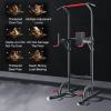 LYUCAYHQ Power Tower Pull Up Station, Multi-Function Adjustable Height Assisted Pull Up Machine Strength Training Equipment for Home Gym Fitness Equipment, 660LBS view 3