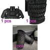 ROUASD Tactical Armor Guards Set , Samurai Armor Equipment Set (1Pair x Shoulder Armors, 1 x Crotch Protector, 1Pair x Bracers), 500D Handmade Medieval Warrior Knight Protector Defense view 3