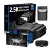 HMWOKPOT 4K Night Vision Goggles, 3D VR Digital Infrared Night Vision Binoculars with 32GB TF Card for Photo and Video - 8X Digital Zoom,Black view 1