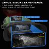 HMWOKPOT 4K Night Vision Goggles, 3D VR Digital Infrared Night Vision Binoculars with 32GB TF Card for Photo and Video - 8X Digital Zoom,Black view 4