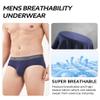 DAVID ARCHY Men's Briefs Rayon Made from Bamboo Underwear Comfort Fit Super Soft Comfort NO Fly Briefs 4 Pack (XL, Dark blue/green/black/purple) view 3