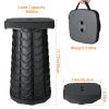 Boreeman Upgraded Collapsible Stool, Square Portable Stool, Lightweight Yet More Sturdy with Load Capacity 400lbs, Perfect for Camping Fishing Hiking BBQ (Square Black) view 2