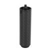 Changor Pool Extension, Billiard Stick Extension Dirt Carbon Fiber Tube Easy Installation Black Increase Weight for Billiard Practice (4 Inches 20W) view 3