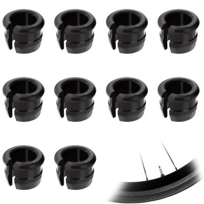 10 Pack Presta Rim Adapters, Wheels Manufacturing Presta Valve Saver, Bike Valve Stem Grommets, Presta Valve Adaptor, Convert Presta Valve Stem Grommet