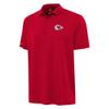 Antigua Men's Red Kansas City Chiefs Reprocess Polo view 2