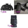 ROUASD Tactical Armor Guards Set , Samurai Armor Equipment Set (1Pair x Shoulder Armors, 1 x Crotch Protector, 1Pair x Bracers), 500D Handmade Medieval Warrior Knight Protector Defense view 3